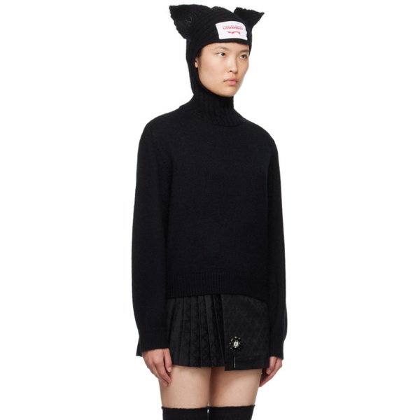  찰스 제프리 리버보이 Charles Jeffrey LOVERBOY Black Ears Balaclava Sweater 232101F099001