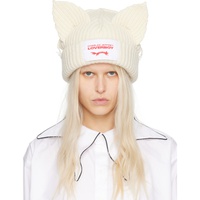 찰스 제프리 리버보이 Charles Jeffrey LOVERBOY 오프화이트 Off-White Chunky Ears Beanie 241101F014009