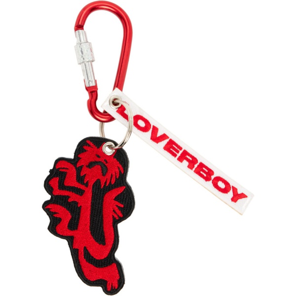  찰스 제프리 리버보이 Charles Jeffrey LOVERBOY Black & Red Character Keychain 241101M148000