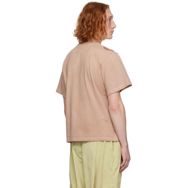  Charlie Constantinou Brown Circle T-Shirt 232785M213001