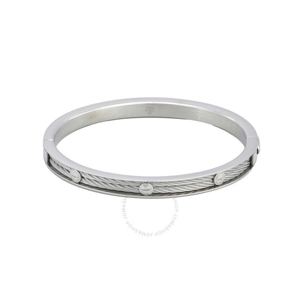  Charriol Forever Eternity Stainless Steel Cable Bangle 04-101-1139-27M