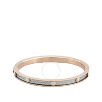Charriol Forever Eternity Rose Gold PVD Steel Cable Bangle 04-102-1139-27M