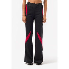 Chet Lo Crescent Trouser in Black/Red FW23CL23REWW-8