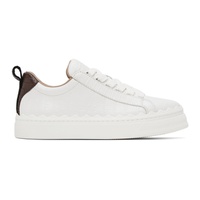 Chloe White Lauren Sneakers 232338F128013