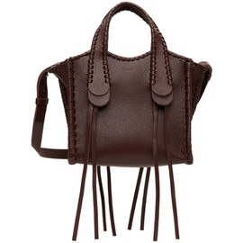 Chloe Brown Small Mony Tote 232338F048103