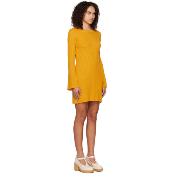 끌로에 Chloe Yellow Flared Minidress 231338F052002