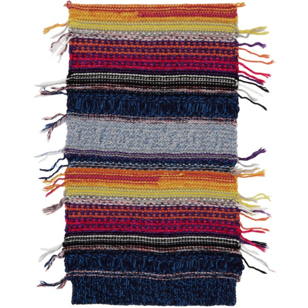 끌로에 Chloe Multicolor Irregular Stripes Scarf 222338F028001