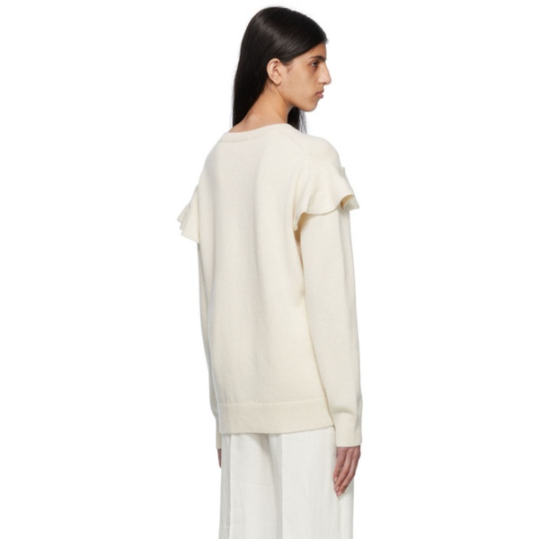 끌로에 Chloe 오프화이트 Off-White Ruffled Sweater 222338F096005