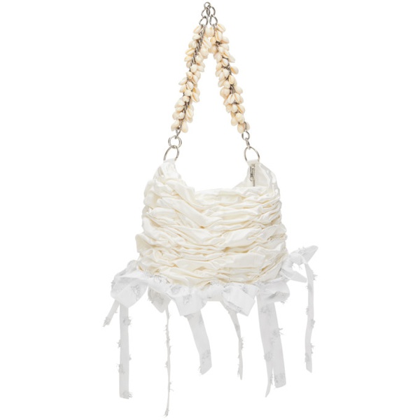  초포바 로위나 Chopova Lowena SSENSE Exclusive White Wedding Mini Pearl Bag 232529F048007