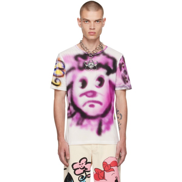  초포바 로위나 Chopova Lowena Pink Mad Lamb T-Shirt 232529M213011