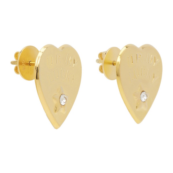  초포바 로위나 Chopova Lowena Gold Lucky Star Earrings 241529F022006