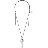 초포바 로위나 Chopova Lowena Black Key Leather Necklace 241529F023006