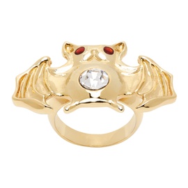 초포바 로위나 Chopova Lowena Gold Bat Ring 241529F024006