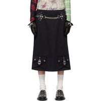 초포바 로위나 Chopova Lowena Black Invert Suit Midi Skirt 241529M193002
