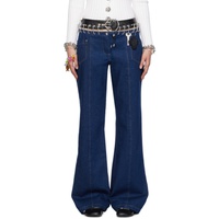 초포바 로위나 Chopova Lowena Blue Bump Carabiner Jeans 241529F069001