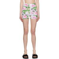 초포바 로위나 Chopova Lowena SSENSE Exclusive White Rose Shorts 231529F088012