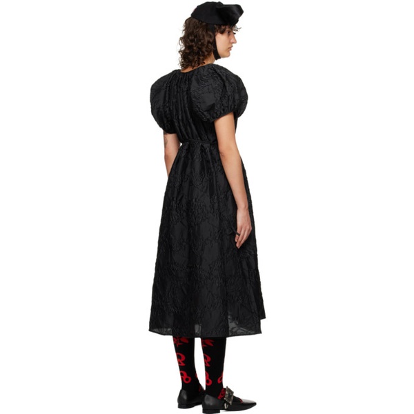  초포바 로위나 Chopova Lowena Black Efi Midi Dress 231529F054003