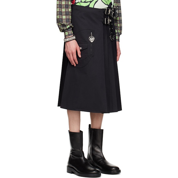  초포바 로위나 Chopova Lowena Black Mast Skirt 242529M191004