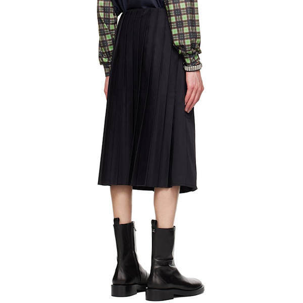  초포바 로위나 Chopova Lowena Black Mast Skirt 242529M191004