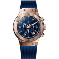 Christian Van Sant MEN'S Monarchy Chronograph Rubber Blue Dial Watch CV8148