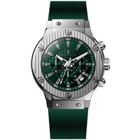 Christian Van Sant MEN'S Monarchy Chronograph Rubber Green Dial Watch CV8143