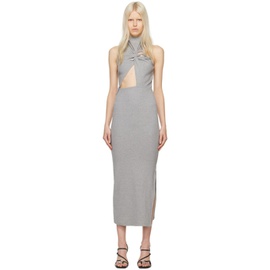 크리스토퍼 에스버 Christopher Esber Gray Callisto Marle Column Maxi Dress 241311F055015