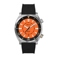 Circula MEN'S Supersport Rubber Orange Dial Watch SE-ST-OS