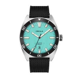 Circula MEN'S Aquasport Ii Rubber Blue Dial Watch AE-ST-TS