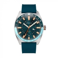 Circula MEN'S Aquasport Gmt Rubber Blue Dial Watch AG-ST-BB