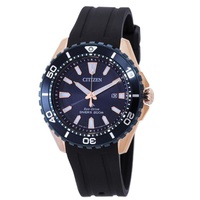 Citizen MEN'S Promaster Dive Polyurethane Blue Dial Watch BN0196-01L