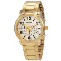 Citizen MEN'S Chronograph Stainless Steel Champagne Dial Watch AN8052-55P