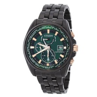 Citizen MEN'S Stainless Steel Green Dial Watch AT9128-87X