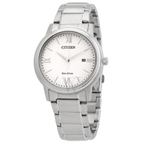 Citizen MEN'S Stainless Steel White Dial Watch AW1670-82A