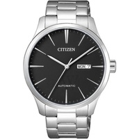 Citizen MEN'S Stainless Steel Black Dial Watch NH8350-83E