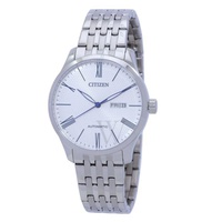 Citizen MEN'S Stainless Steel White Dial Watch NH8350-59B