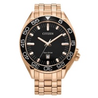 Citizen MEN'S Carson Stainless Steel Black Dial Watch AW1773-55E