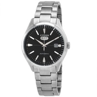 Citizen MEN'S C7 Stainless Steel Black Dial Watch NH8391-51E