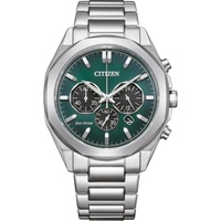Citizen MEN'S Chronograph Stainless Steel Green Dial Watch CA4590-81X