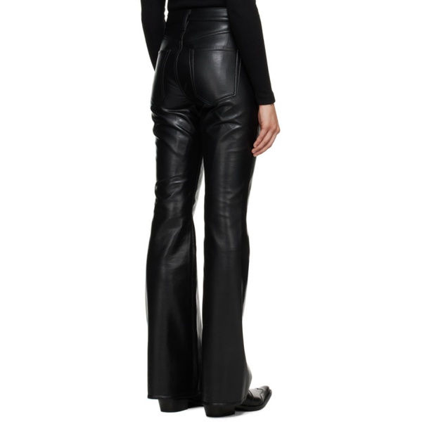  Citizens of Humanity Black Lilah Leather Pants 232030F084000