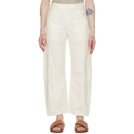 Citizens of Humanity White Marcelle Cargo Pants 241030F069053