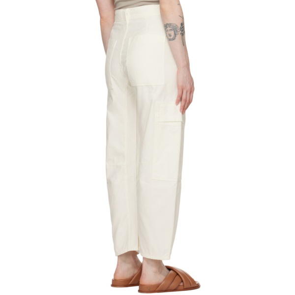 Citizens of Humanity White Marcelle Cargo Pants 241030F069053