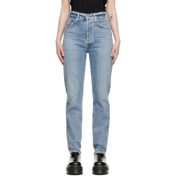  Citizens of Humanity Blue Sabine Straight Jeans 222030F069017