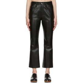 Citizens of Humanity Black Isola Leather Pants 222030F087004