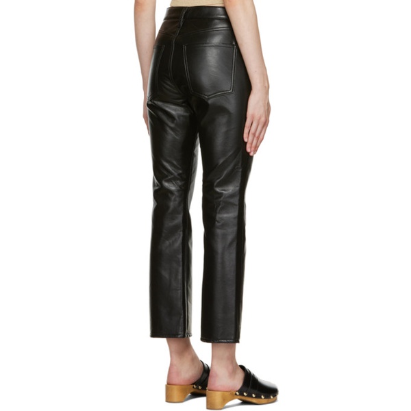  Citizens of Humanity Black Isola Leather Pants 222030F087004