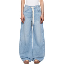 Citizens of Humanity Blue Brynn Drawstring Jeans 242030F069004