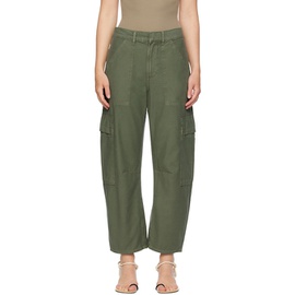 Citizens of Humanity Green Marcelle Low Slung Easy Cargo Pants 242030F087001