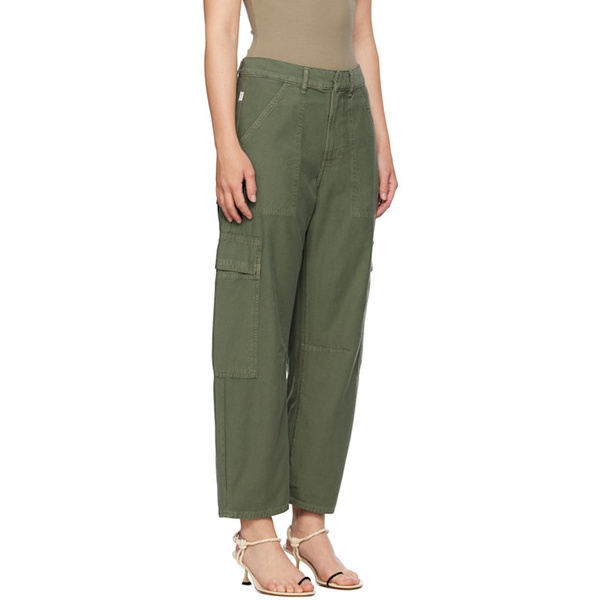  Citizens of Humanity Green Marcelle Low Slung Easy Cargo Pants 242030F087001