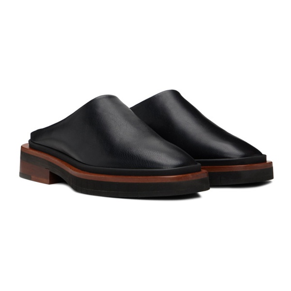  Clergerie Black Bosco Slip-On Loafers 231534F121002