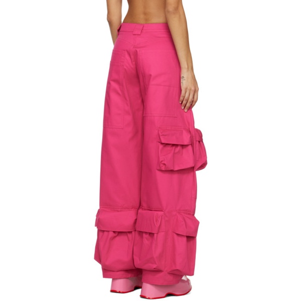  콜리나 스트라다 Collina Strada SSENSE Exclusive Pink Lawn Trousers 241236F069002