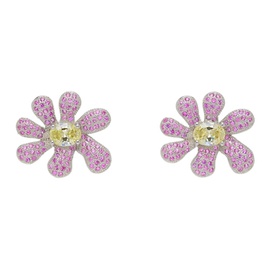 콜리나 스트라다 Collina Strada Pink Squashed 블러썸 Blossom Earrings 242236F022005